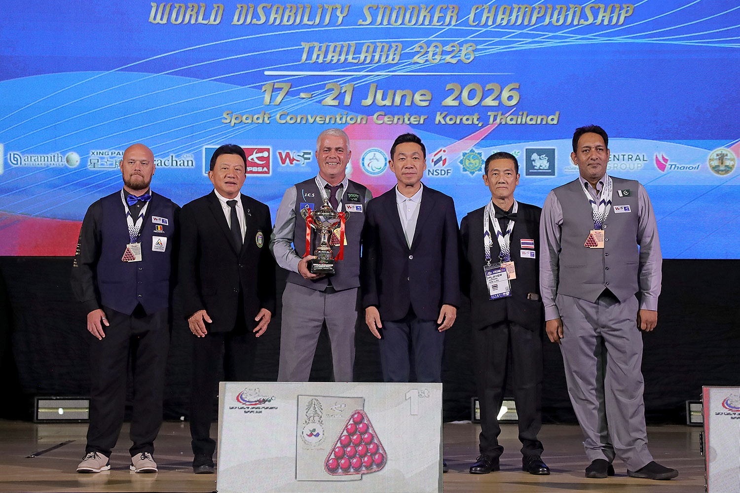 CuePoint billiards news cover image for Eight World Champions Crowned at 2026 World Disability Snooker Championship in Thailand