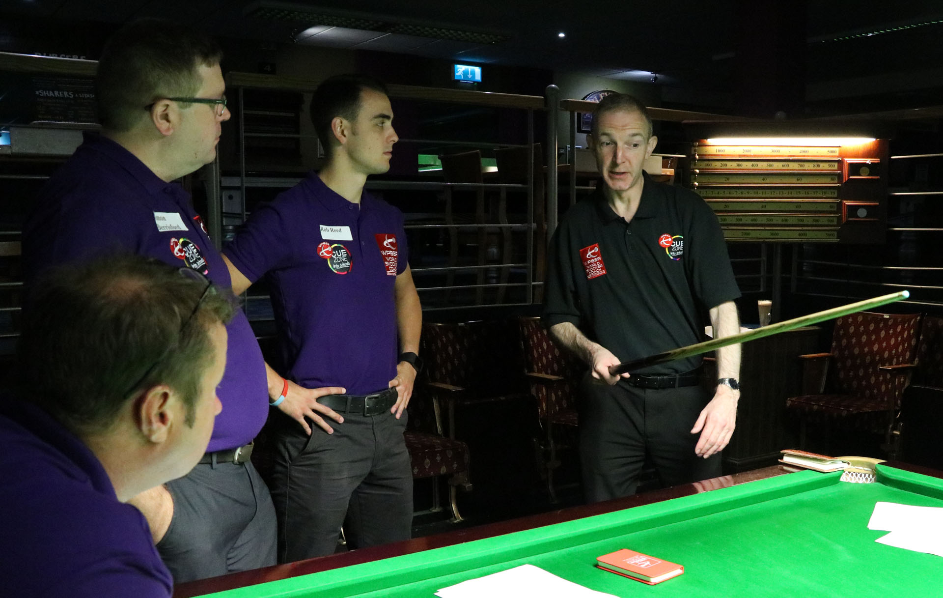 Photo of Andrew Highfield coaching